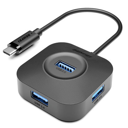 Picture of BENFEI USB C Hub, 4 Ports USB 3.0 Hub with 5Gbps Data Transfer, USB C Splitter for Type C MacBook, Mac Pro, iMac, Surface, XPS, Flash Drive, Mobile HDD