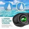 Picture of Waterproof Military 7x50 Marine Binoculars,Hooway Binoculars with w/Internal Rangefinder & Compass for Navigation,Boating(Black)