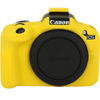 Picture of Case for Canon EOS R50, EOS R50 Camera Silicone Protective Case, Lightweight, Anti-Scratch Slim Fit Soft Skin, EOS R50 Accessories, AEXUTDA Bag for EOS R50 Mirrorless Vlogging Camera - Yellow