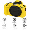 Picture of Case for Canon EOS R50, EOS R50 Camera Silicone Protective Case, Lightweight, Anti-Scratch Slim Fit Soft Skin, EOS R50 Accessories, AEXUTDA Bag for EOS R50 Mirrorless Vlogging Camera - Yellow