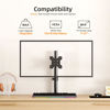 Picture of Suptek Single Head and Plate Vesa Pole Mount Bracket for Suptek Monitor Mount,1 Pack(MD6TB)