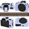 Picture of Case for Canon EOS R50, EOS R50 Camera Silicone Protective Case, Lightweight, Anti-Scratch Slim Fit Soft Skin, EOS R50 Accessories, AEXUTDA Bag for EOS R50 Mirrorless Vlogging Camera - Purple