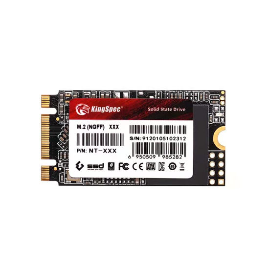 Picture of KingSpec M.2 SATA SSD, 256GB 2242 SATA III 6Gbps Internal M.2 SSD, Ultra-Slim NGFF State Drive for Desktop/Laptop/Notebook (2242, 256GB)