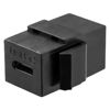 Picture of AYECEHI USB C Keystone Jack Adapter (Black 4 Pack) USB 3.1 Type-C Module Coupler Adapters Female to Female Keystone Insert Socket Coupler Adapter for Wall Plate Outlet Panel