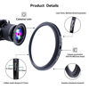 Picture of 39mm to 49mm Camera Filters Ring,Filters Ring Compatiable All Brands Ø39mm Lens to Ø49mm UV ND CPL Camera Accessory.Made of CNC