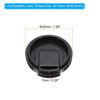 Picture of PATIKIL 30.5mm Lens Cap, 2 Pack Sides Pinch Snap Camera Lens Cover for Front Lens with Cloth, Suitable for 30.5mm Thread Universal DSLR Lenses, Black for Nikon, for Fujifilm, for Pentax