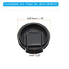 Picture of PATIKIL 28mm Lens Cap, 2 Pack Sides Pinch Snap Camera Lens Cover for Front Lens with Cloth, Suitable for 28mm Thread Universal DSLR Lenses, Black for Nikon, for Fujifilm, for Pentax