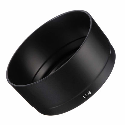 Picture of FocusFoto Bayonet Mount Lens Hood Shade Replacement for Canon ES-78 fit for Canon EF 50mm f/1.2L USM Camera Lens