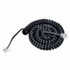Picture of SAISN Telephone Handset Cord Modular Coiled Phone Curly Cable (6 Feet, Black)