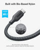 Picture of Anker USB C to C Cable (240W, 3 ft), Bio-Braided Fast Charge Cable for iPhone 15/15 Pro, MacBook Pro 2020, iPad Pro 2020, iPad Air 4, Samsung Galaxy S23+/S23 Ultra,(Phantom Black)