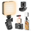 Picture of 80 LED Selfie Light, Phone Light with Clip & 1/4 in Screw Hole, Portable Light with 3 Light Modes, Rechargeable Clip Fill Video Conference Light Selfie Panel Light for Phone/Camera/iPad/Laptop/TikTok