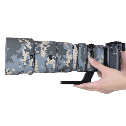 Picture of Chasing BIRDS Waterproof Lens Camouflage Coat for FUJIFILM GF 500mm F5.6 R LM OIS WR Camera Lens Rain Cover Protection Sleeve Guns Case Clothing-Digital Camouflage