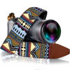 Picture of Camera Strap for All DSLR and Mirrorless camera Including Binoculars. Neck , Shoulder & Crossbody Camera Strap Stripes Woven Vintage Pattern Vegan Leather. Best Gift for Men & Women Photographers