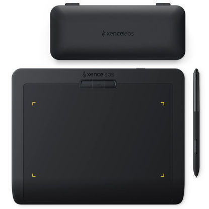 Picture of XENCELABS Drawing Tablet Small, Portable Wireless Graphic Tablets, Ultrathin Pen Tablet with 2 Battery-Free Stylus, 8192 Levels Pressure, 16:9 Aspect Ratio Digital Art Pad for Win/Mac/Linux