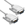 Picture of YIOVVOM DB9 RS232 Serial Extension Cable Male to Male 9 Pin DB9 Cord Straight Through 9 pin serial connector grey 10FT