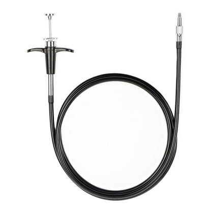 Picture of Mechanical Shutter Release Cable Cord Threaded Cable Release with Bulb-Lock Compatible for Fujifilm X-T5 X-T4 X-T3 X-T30 X100V X-T2 X-T20 X100F X-E4 X-E3 for Sony RX1R II RX10 IV III & More - 100cm