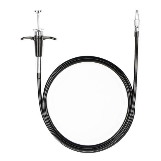 Picture of Mechanical Shutter Release Cable Cord Threaded Cable Release with Bulb-Lock Compatible for Fujifilm X-T5 X-T4 X-T3 X-T30 X100V X-T2 X-T20 X100F X-E4 X-E3 for Sony RX1R II RX10 IV III & More - 100cm