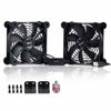 Picture of SCCCF Dual 120mm USB Speed Control Fan, 5V Portable Cooling Fan for Flat-Screen TV Receiver Router DVR PlayStation Xbox Computer Cabinet Cooler