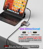 Picture of THANDBLE USB C to Dual HDMI Adapter (4K@60Hz) Type C (Source) to HDMI(Display) Splitter and USB C Converter Supports Extended Display of Dual Monitors, for MacBook, LenovoYoga, Thinkpad, Dell XPS,etc