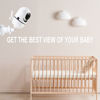 Picture of LEFXMOPHY Wall Mount Compatible with HelloBaby HB65 Baby Camera Adjustable Metal Holder Stand (Not for Monitor, Cam Not Include)