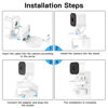 Picture of Koroao 2PACK Blink Mini Outlet Wall Mounts - AC Outlet Wall Plug Mount Stand Holder Bracket for Blink Mini Indoor Camera Without Messy Wires or Screws(Blink Mini is not Include)