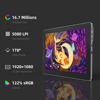Picture of Drawing Tablet with Screen 13.3 Inch Graphics Tablet Anti-Glare Graphics Drawing Monitor 122% sRGB Full-Laminated Digital Drawing Tablet with Stylus Pen 8192 Pressure