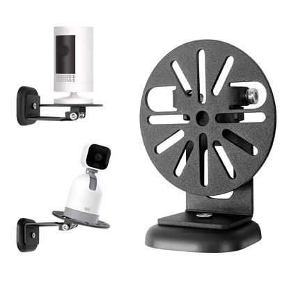 Picture of Universal Magnetic Security Camera Mount - 360° Rotation & Tilt -Damage Free Indoor Outdoor Holder fits for Wyze Cam,Blink,Enfy,Tplink, More for Any Metal Surface in Curise,Garage,Carport,Workshop