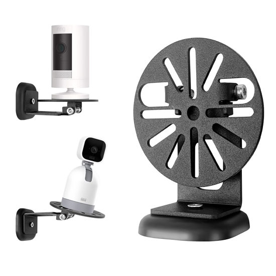 Picture of Universal Magnetic Security Camera Mount - 360° Rotation & Tilt -Damage Free Indoor Outdoor Holder fits for Wyze Cam,Blink,Enfy,Tplink, More for Any Metal Surface in Curise,Garage,Carport,Workshop