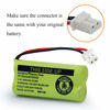 Picture of BAOBIAN BT183342/BT283342 2.4V 400mAh Ni-Mh BT166342/BT266342 BT162342/BT262342 Cordless Phone Pack CS6709 CS6609 CS6509 CS6409 EL52100 EL50003 (4 Pack)