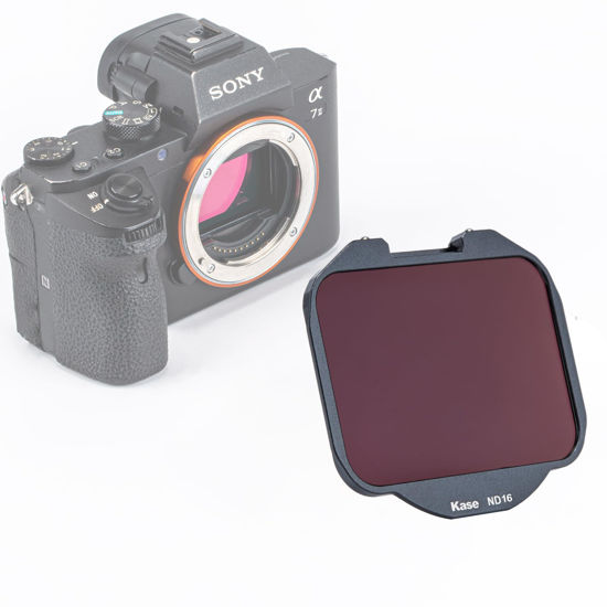 Picture of Kase Clip-in ND16 Filter for Sony Full-Frame Mirrorless Camera,Built-in ND Neutral Density Filter 4 Stop for Sony A7/A7 II/A7 III/A7R/A7R II/A7R III/A7R IV/A7S/A7S II/A7S III/A9/A9 II/FX3