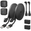 Picture of 2Pack Weatherproof 30ft/9m Power Cable for Blink Outdoor 4 (4th Gen), Blink Outdoor/Indoor (3rd Gen)&Blink XT/XT2, Flat Extension Charger Cable with Adapter, Extra Type C to Micro USB Adapter
