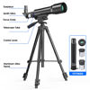 Picture of YUANZIMOO Telescope Kids Telescope 50mm Aperture 360mm AZ Astronomical Portable Telescope for Kids Adults Beginners with Tripod Black