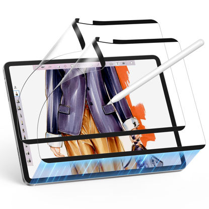 Picture of ESR 2 Pack iPad Pro 13 Inch M4 Paper-Feel Magnetic Screen Protector 2024, Write and Draw Like on Paper, Detachable and Reusable, Matte Finish