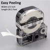 Picture of Pristar Compatible Label Tape Replacement for Epson LK-4WBN LK-4TBN LK-4LBP LK-4RBP LK-4YBW LK-4GBP 12mm 0.47” Work for Epson LabelWorks LW-300 LW-400 LW-500 LW-600P LW-700 Label Maker, 6-Pack