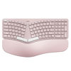 Picture of Nulea RT05 Wireless Ergonomic Keyboard, Split Keyboard with Wrist Rest, USB-C Charging, 7-Color Backlight, Natural Typing, Bluetooth and USB Connectivity, Compatible with Windows,Mac(Pink)