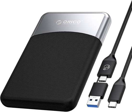 Picture of ORICO 2TB External SSD with 2 in 1 USB C Cable, Portable Solid State Drive USB 3.2 Gen 1 Up to 460MB/s, Dust and Drop Resistance, Reliable Storage for USB-C Smartphone, PC, Tablet, Labtop - M25PRO