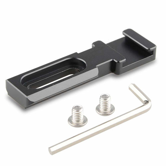 Picture of CAMVATE Cold Shoe Mount with NATO Rail Adapter for Monitor LED Light Microphone - 1758
