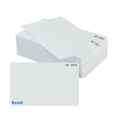 Picture of Default Programmed RexID 5 Pack H10301 PVC ISO Proximity Card for Access Control System,Comparable to Standard 26 bit Format for Add-On & Replacement on Current System
