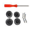 Picture of HAWSON HAWSON 4 Pack A1278 A1286 A1297 Rubber Feet + 10pcs Repair Screws (3 Long and 7 Short) + 1pcs Dedicated Screwdriver Replacement for MacBook Pro 13" 15" 17" A1278 A1286 A1297 Bottom Case