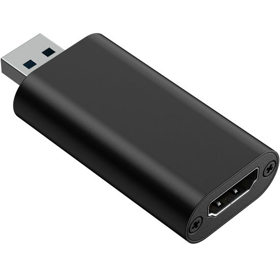 Picture of 4K HDMI to USB 3.0 Video Capture Card, 4K Cam Link Card Game Capture Card Adapter Screen Record Capture Device for Streaming, Gaming, Video Conference, Teaching, Live Broadcasting