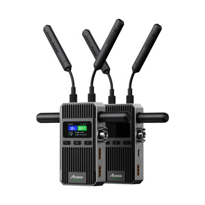 Picture of Accsoon CineView 2 SDI 2.4G&5G Dual-Band Wireless Transmitter and Receiver, HDMI/SDI 1080P 60FPS FHD, 1500FT/450M Range 50ms Latency, Monitoring on Up to 4 Devices Support iOS/Android, UVC Live Stream