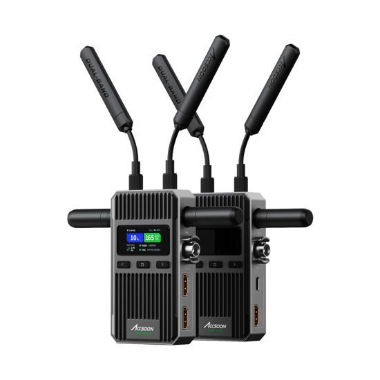 Picture of Accsoon CineView 2 SDI 2.4G&5G Dual-Band Wireless Transmitter and Receiver, HDMI/SDI 1080P 60FPS FHD, 1500FT/450M Range 50ms Latency, Monitoring on Up to 4 Devices Support iOS/Android, UVC Live Stream