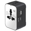 Picture of Travel Adapter, Worldwide All in One Universal Travel Adapter Wall Charger AC Power Plug Adapter with USB Type C Charging Ports for USA EU UK AUS, White