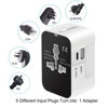 Picture of International Universal All in One Worldwide Travel Adapter Wall Charger AC Power Plug Adapter with USB C Charging Ports for USA EU UK AUS European Cell Phone Laptop