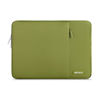 Picture of MOSISO Laptop Sleeve Bag Compatible with MacBook Air 13 inch M3 M2 M1 2018-2024 / Pro 13 inch M2 M1 2016-2024, Polyester Vertical Case with Pocket, Chartreuse