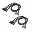 Picture of Cable Matters 2-Pack 3 Computer Case Fan Splitter Cable with SATA Power - 16 Inches