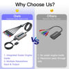 Picture of Bcrokory HDMI to Component Converter with Scaler Function, 1080P HDMI to YPbPr Scaler Converter Supports 1080i HDMI Input(HDMI and Component Cables Included)