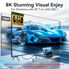 Picture of HODO USB C HUB Multiport Adapter Docking Station USB C to 2 HDMI 4K@60Hz+DP 8K@30Hz+VGA+6 USB C/A Ports+PD 100W+Ethernet+SD/TF+Audio 15-in-1 Dongle Quad Display for Dell/HP/Lenovo Laptops