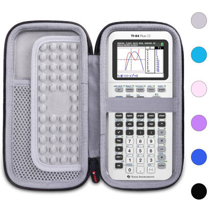 Picture of Hard Case Compatible with Texas Instruments TI-84 Plus CE/TI-84 Plus/TI-Nspire CX II CAS/TI-Nspire CX II/TI-83 Plus/TI-85 /TI-86 /TI30xs /TI36X Pro/TI 34 Color Graphing Calculator by XANAD