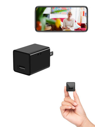 Picture of ZHZJGHG 1080P HD Camera for Home Security Camera, WiFi Indoor Surveillance Camera with Audio for Home Security Monitoring and Night Vision(CTT-D21)